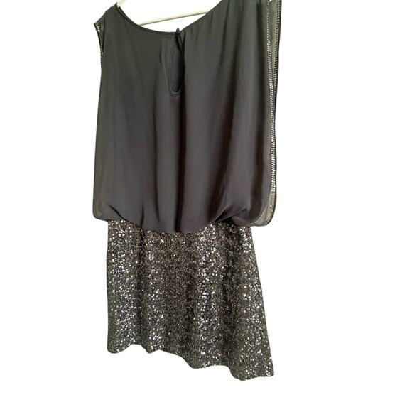 Cache Gray Sheath Mini Dress Sleeveless Scoop Neck - Picture 9 of 16